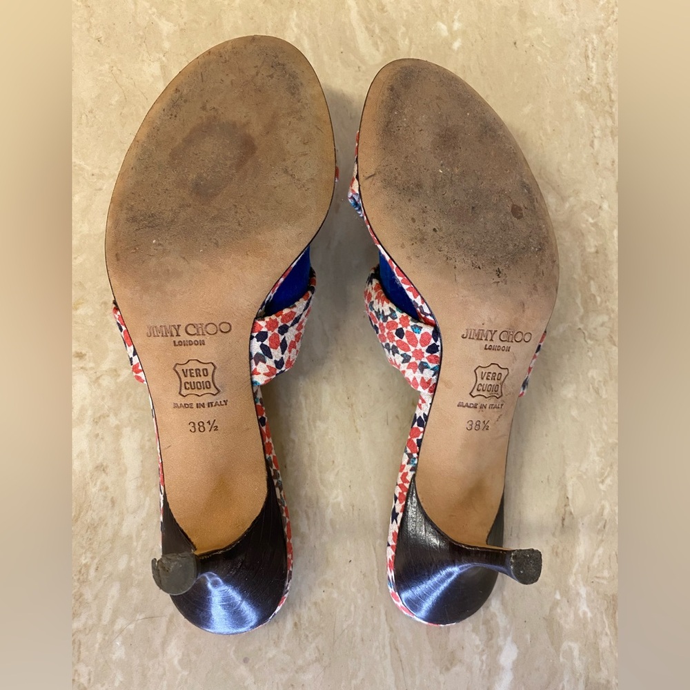 Jimmy Choo Silk Mules, 7.5 - Picture 4 of 4
